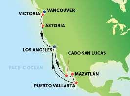 Norwegian Jewel 12-Day Pacific Coastal & Mexican Riviera from Vancouver