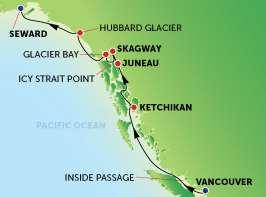 Depart Mon Vancouver, British Columbia (EMBARK) 4:00 pm Tue