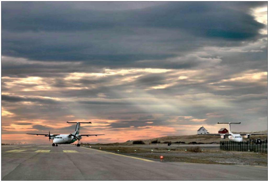 Finnmark's eleven airports are an important part of the infrastructure for the local business community.
