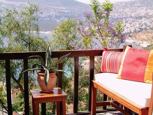 Furnished balcony, private rear terrace/garden area,