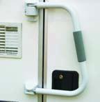 Complete with key lock and safety release handle, installation brackets,