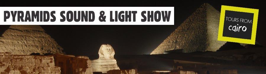 Per person 45 $ minimum 2 persons Our representative will pick you up from your hotel to attend the Sound and Light spectacular Show of Giza Pyramids of Cheops, Chephren and Mykerinus.