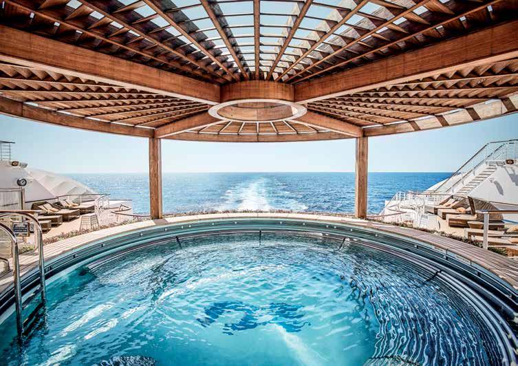 BEST CRUISE SHIP SPAS CONDÉ NAST TRAVELER IZUMI ESE BATH This is a cruise experience like no other.