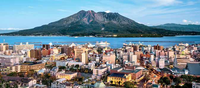 kagoshima kyushu Kagoshima stands out with the crater and lava fields of Sakurajima, one of Japan s most active