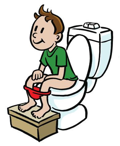 This equipment helps your child to sit on the toilet safely.