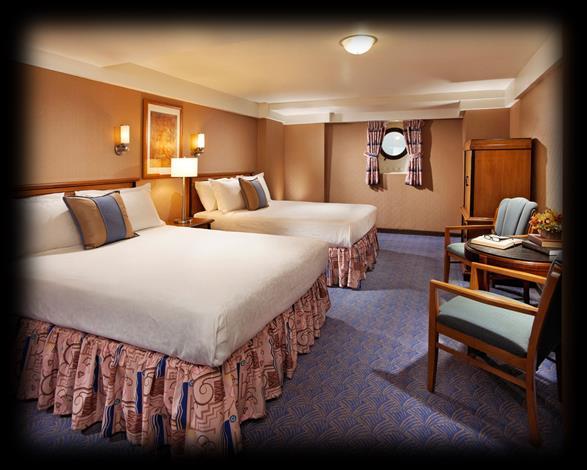Family Staterooms Rate $ 169 + Tax Making the long journey from Southampton, England to New York City families often opted for larger accommodations, making the Family Stateroom an ideal choice.
