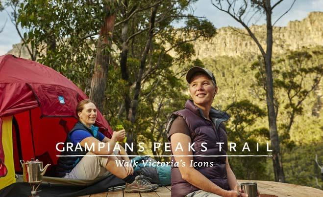 GRAMPIANS PEAKS TRAIL The Grampians Peaks Trail will provide an economic benefit to the local community, the region and the State by supporting a wide range of investment opportunities for tourism,