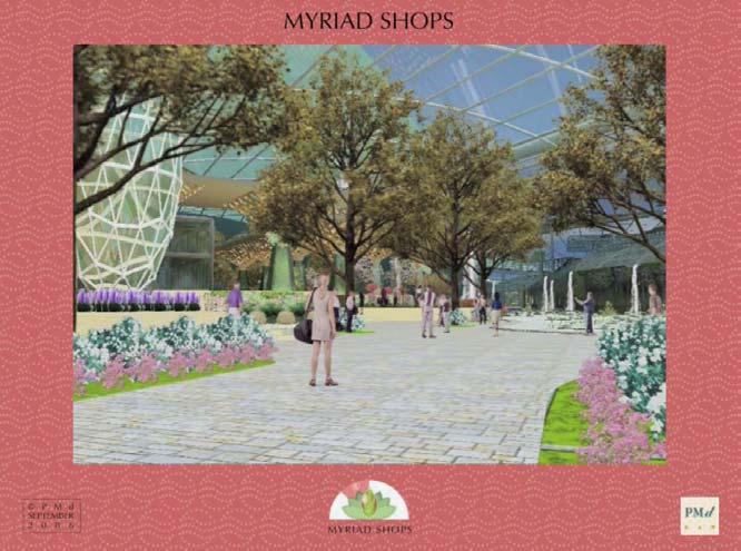 750,000 sq. ft. of Retail The Myriad Botanical Resort will be located in the gaming and resort area of Tunica County, Mississippi, a region where the retail sector is currently under served.