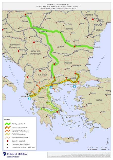 ORGANISATION PRODUCTION Τhe Egnatia Motorway Observatory is the only observatory of transport and spatial impacts, with a permanent organization and operation, in Greece.