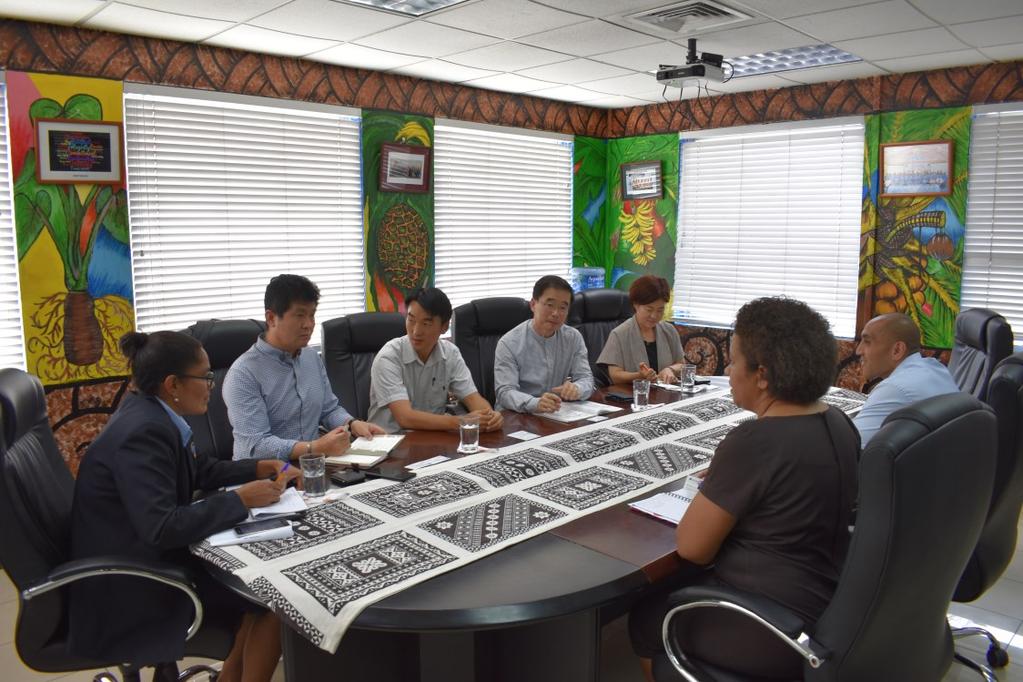 OCO meets Korean Customs Service (KCS) Business Process Re-engineering OCO met with officials from the Korean Customs Service (KCS) Team who were in Fiji to undertake the 2nd phase of the Business