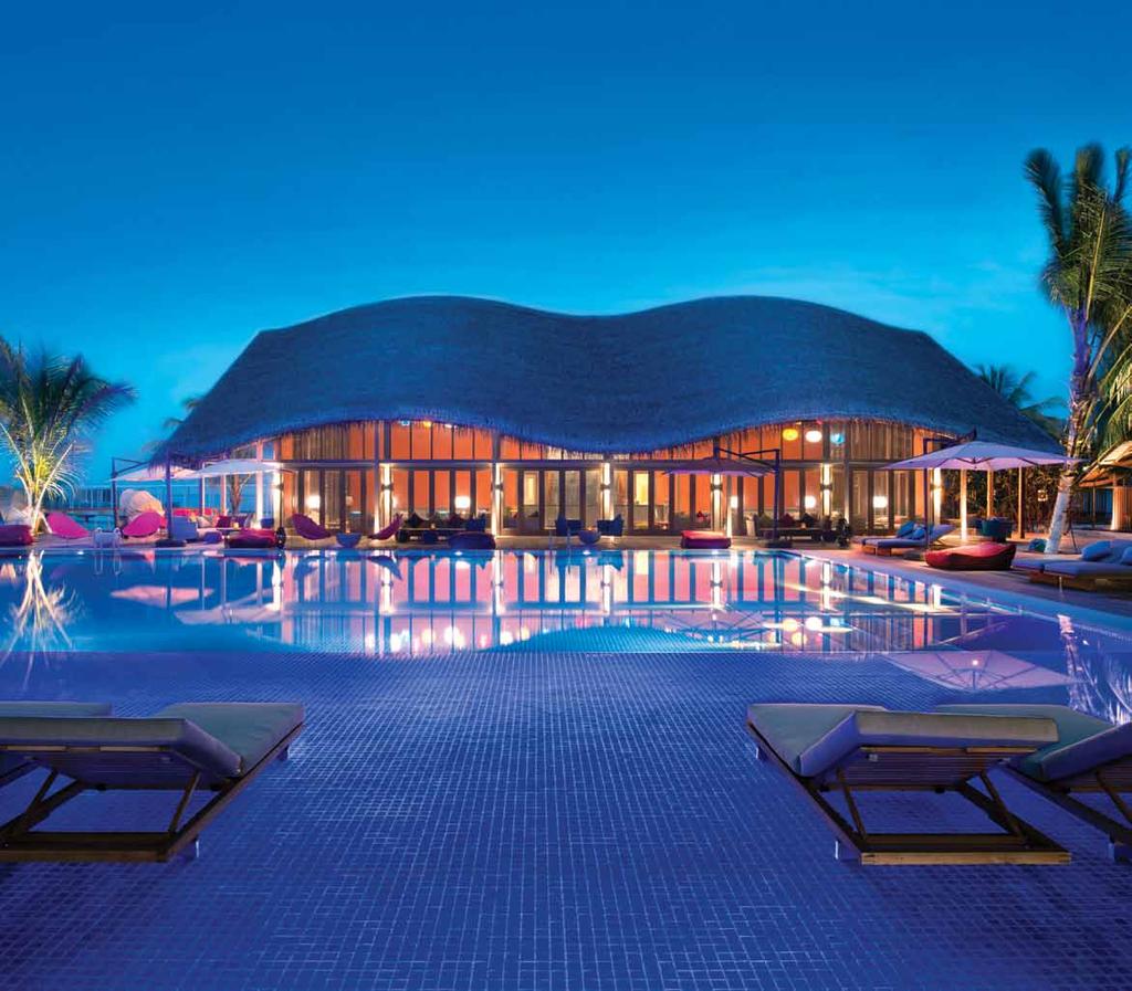 18 my essence is beauty STYLISH SPACES IN A NATURAL PARADISE The resort offers a fine dining restaurant, bar, main pool and spa.