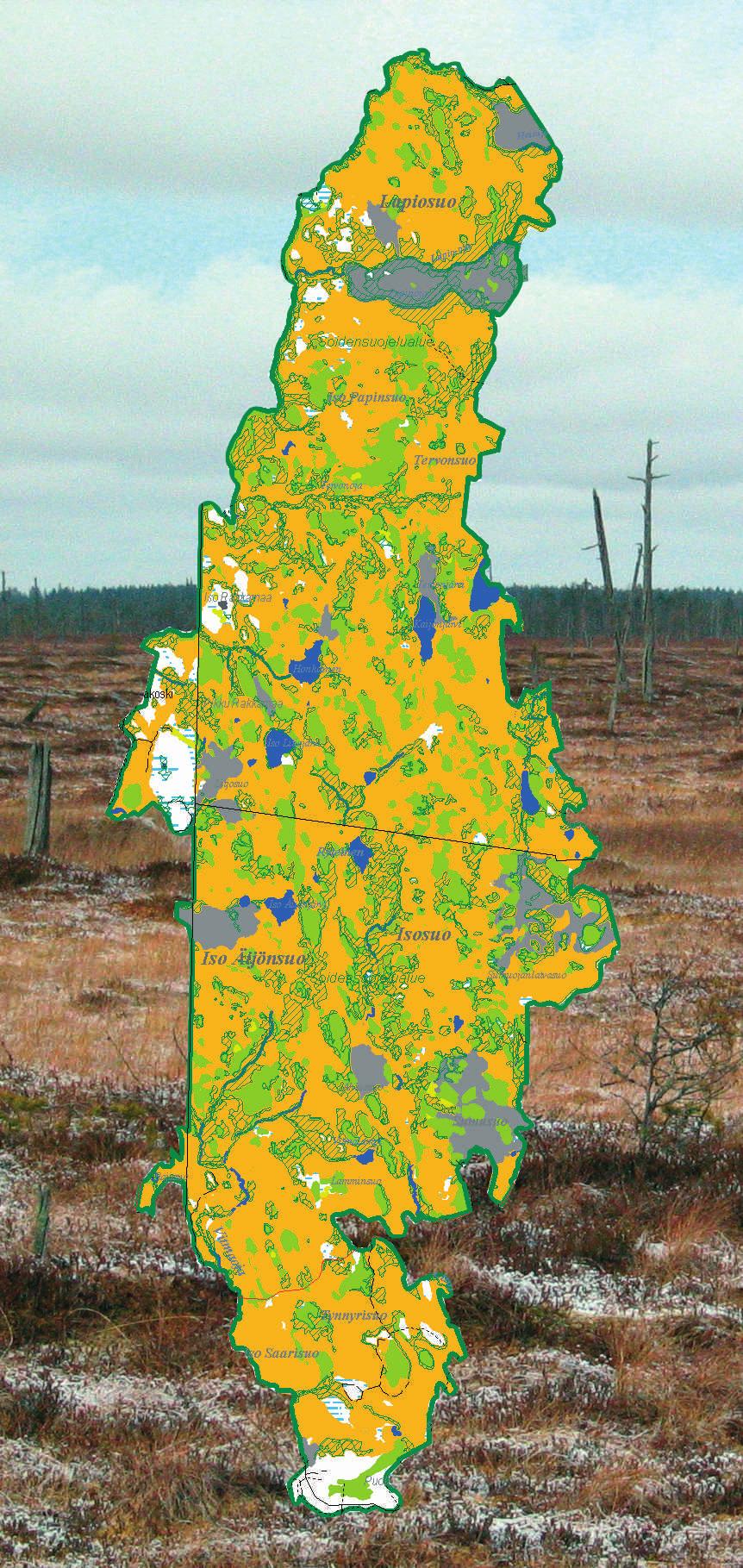 Photo: Metsähallitus MANAGEMENT AND LAND USE PLANS A management and land use plan is a long-term plan covering the forms of management and land use intended for the area in question and basic