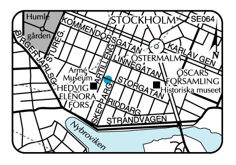 Local Map: Directions to Our Hotel: Close to Ostermalmstorg Square Subway, Bus and taxi 150