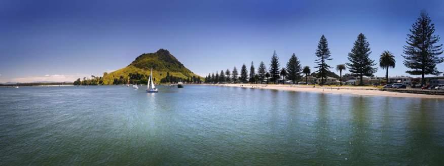 Downtown Tauranga has several historically significant areas to view during a scenic walk around the area.