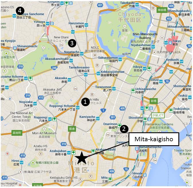 1 Attachment C Table 1: HOTEL INFORMATION hotels located near the venue (numbers refer to the below map) No. Hotel Name Address Room rate and remark InterContinental ANA Tokyo http://www.