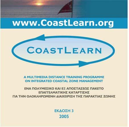 Coastlearn CoastLearn is a distance vocational training package on ICZM, available so far in English, Estonian, French, Greek, Latvian, Lithuanian, Polish, Romanian, Russian, and Turkish.