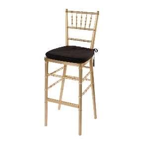 45 Gold stackable gold ballroom/chivalri wood with black cushion $ 8.