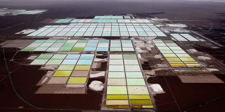 The conventional process for extracting lithium from brines requires large evaporation ponds that are vulnerable to weather, large
