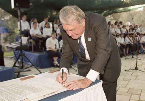 How Shoah Changed Holocaust Remembrance Claude Lanzmann signing the Yad Vashem Declaration of Remembrance" at the ceremony marking 50 years since the establishment of Yad Vashem in 2003 Renowned