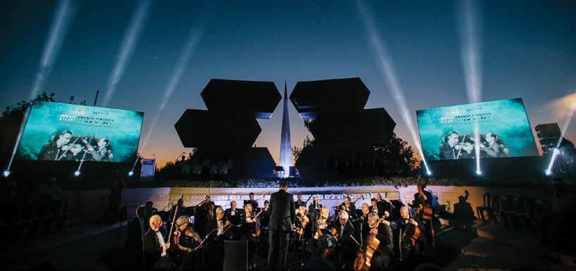 Tears of Anguished Pride Secret Concert at the Kovno Ghetto Revived at Yad Vashem Leah Goldstein A Concert Where Everything is Blue (Tchelet)" held at Yad Vashem 75 years after it was performed in