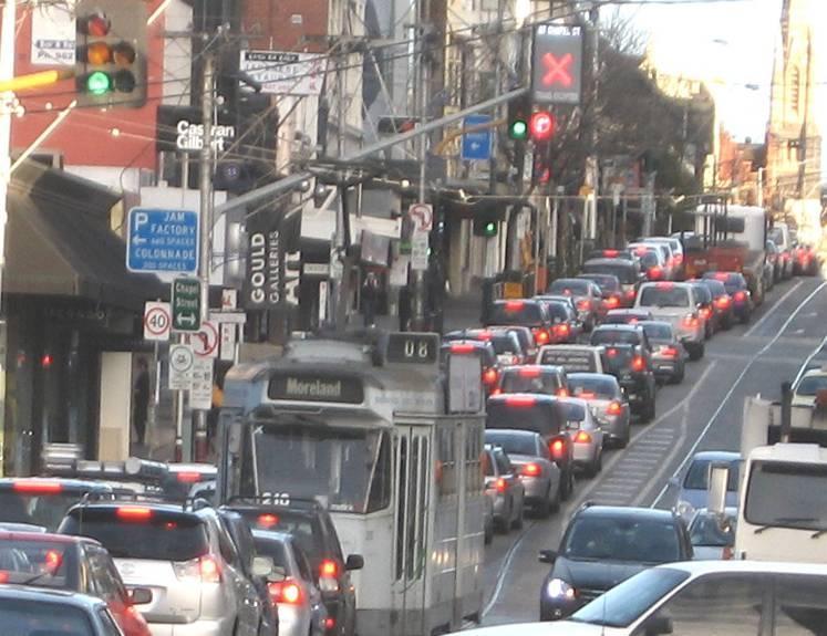 Tram services are struggling in growing traffic congestion