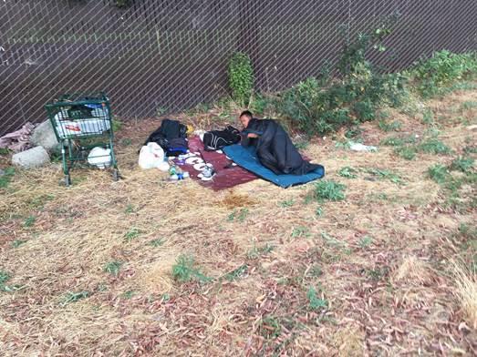 Homeless encampment located in Santa Rosa was quickly