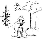 A. Non-motorized use trails (single use) A2 Cyclist (mountain biking, trail touring, freestyle riding) Basic Description: This user category includes any person on a bicycle.