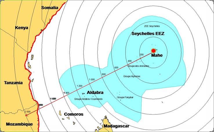 : SEYCHELLES STRATEGIC LOCATION/VULNERABILTY Seychelles EEZ 1.