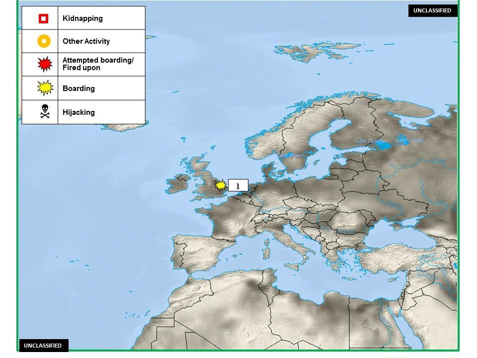 D. (U) NORTHERN EUROPE - BALTIC: Figure 2. Northern Europe - Baltic Piracy and Maritime Crime 1.