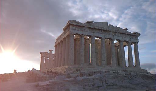 THE PARTHENON The Parthenon ( Place of the Partheons, from parthenos or virgin ) was built almost 2,500 years ago and sits on the