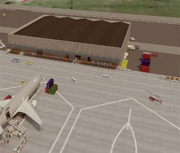New Cargo terminal Base treatment Cargo Terminal Building Cargo Apron and Taxiway Cargo Connecting taxiway Landside