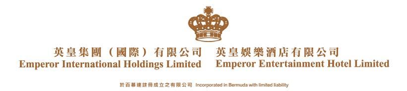 ` [For Immediate Release] JOINTLY ANNOUNCES 2018/19 INTERIM RESULTS * * * EMPEROR INTERNATIONAL S RENTAL INCOME GROWS 10% TO HK$600M NET PROFIT SURGES 57% TO HK$2.