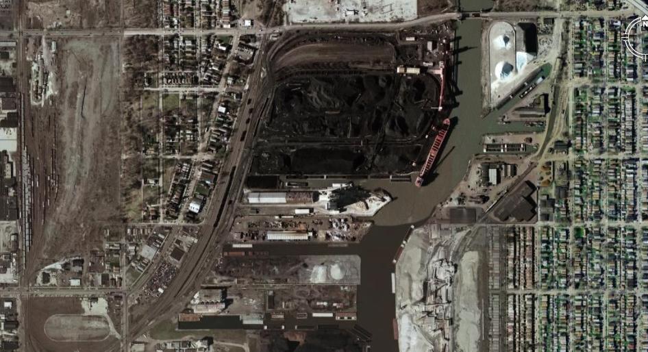 3.3.6 Satellite Image The old docks and piers are used for bulk material offload locations, repair, and other industrial supply loading and offloading. 3.3.7 Building Practices N/A 3.