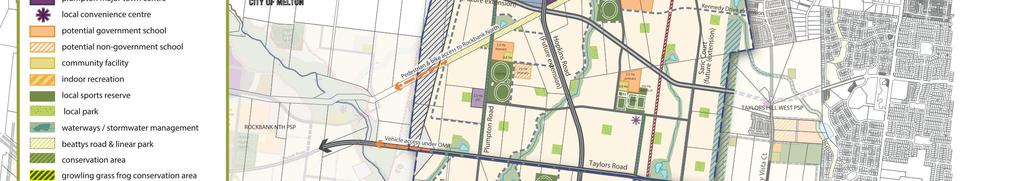 Kororoit Precinct Structure Plans, and to determine the suitability of the proposed road network to carry future