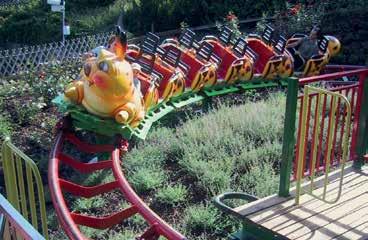 Roller coasters Force coaster FORCE ZERO Length: ~ 28 m Seating: 1 train with