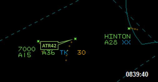 Airprox 2014138 At 0839:40, the Oxford Radar controller informed the ATR42 pilot, that previously called traffic is east of you