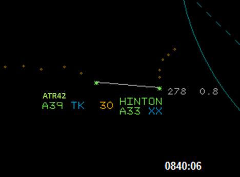 s in a left turn. The ATR42 pilot read back turn south [ATR42 C/S].