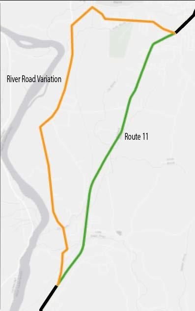 Short-Term + Service to River Road three times a