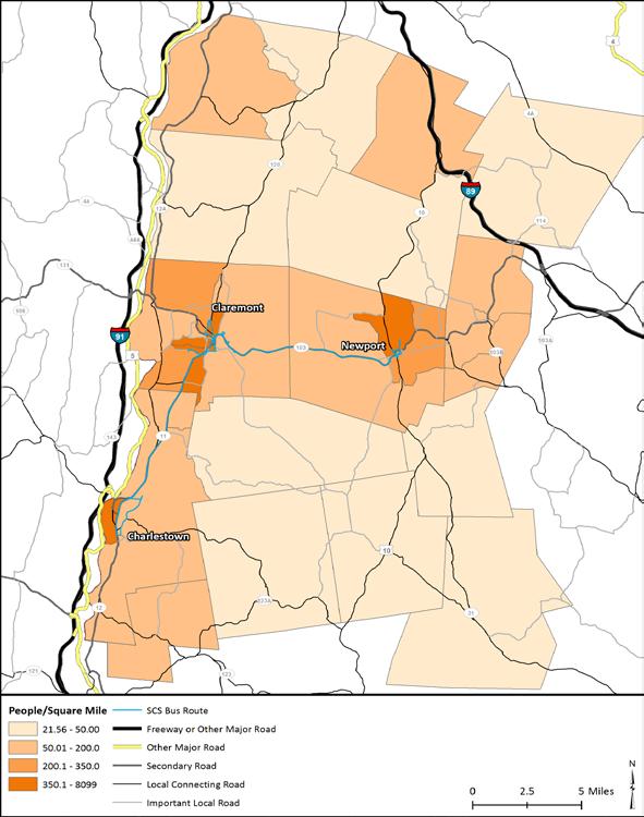 Demographics 50% of population live in Claremont, Newport or Charlestown 10.