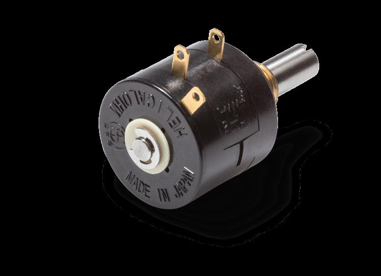 With many options The potentiometer ALI(R)17 / ALI(R)19 (Ø6,35 / Ø6,00 mm) enables operation with a radial shaft load of up to 4N.