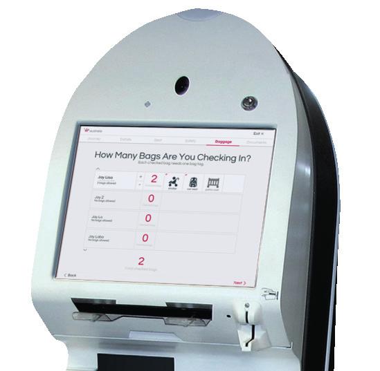 SELF CHECK-IN & TAGGING ALISS A powerful & user-friendly CUSS check-in application EXTENDING THE SELF-SERVICE EXPERIENCE TURNKEY CUSS KIOSK APPLICATION