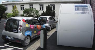 kiosks deployed ELECTRIC MOBILITY Electric car sharing