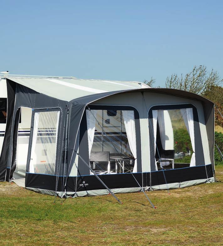 The optional Ventura Air Annex can be fitted to either side offering additional space. Well-known Isabella materials and unique features creates the best posible outdoor adventure.