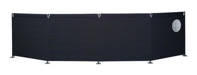 MOTORHOME ACCESSORIES ISABELLA WINDSCREEN 1 GREY 4-sided. Measurements: 460 x 110 cm. Weight: 5,7 kg. Colour: Granite / Antracite-coloured trim Material: Isacryl Standard: CarbonX poles.