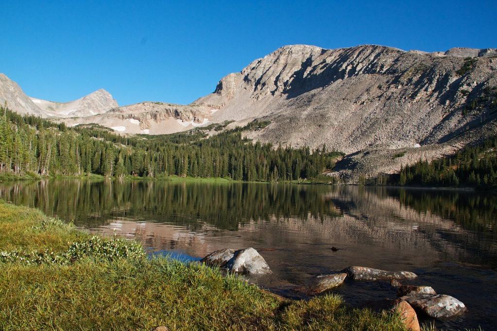DAY HIKES Beginner: Blue Lake and Mitchell Lake, Indian Peaks Wilderness Mileage: ~2 miles roundtrip for Mitchell and ~5 miles roundtrip for Blue Elevation Gain: ~900 feet for Blue Max Elevation: