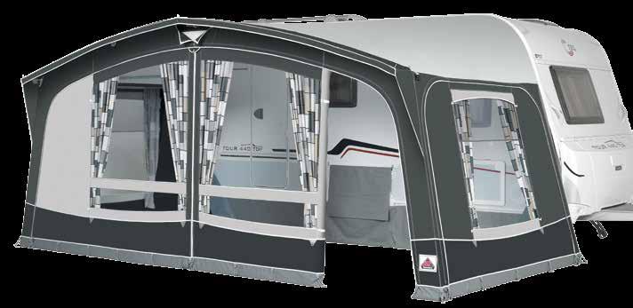 Octavia High Tech design for the future The Octavia is designed and developed by Dorema to enhance the futuristic styling of the latest modern 30% 769.- caravans.