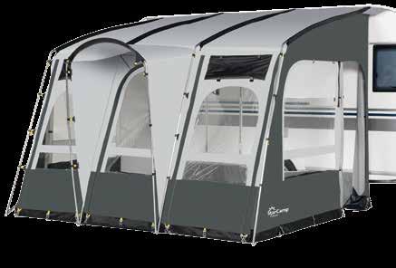 blue/grey MODEL LIST Futura Skylite 556 389 Weathertex Quality 4000mm Height: Designed to fit caravans from 235-255 cm in height Size: 250 x 390