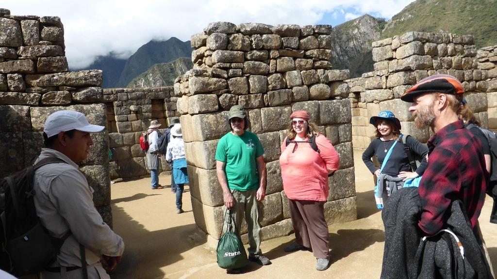 4. Machu Picchu Our guide was