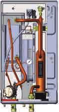 izmjenjivač topline vode Ekspanzijska posuda 10 l 1) Pumpa za vodu Visokoučinkovita pumpa utomatski ispust zraka Grijač od 3/6/9 kw moguće je odabrati na daljinskom upravljaču 2) 1) 6 l za 3 kw, 5 kw