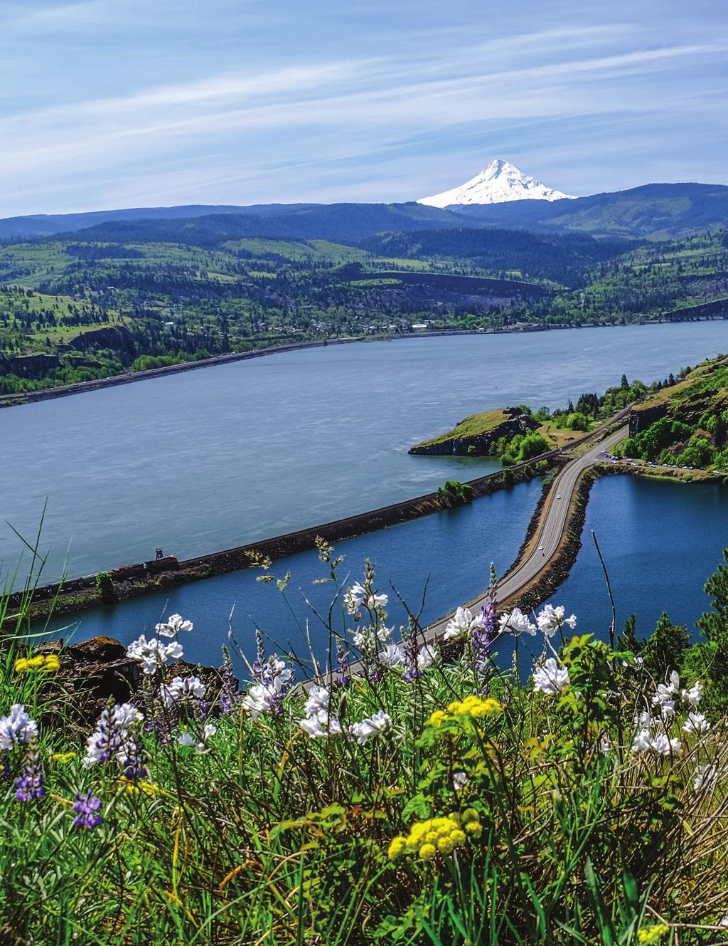 TWO STATES, TWO VOLCANOES & ONE BIG RIVER COLUMBIA GORGE TO MT.